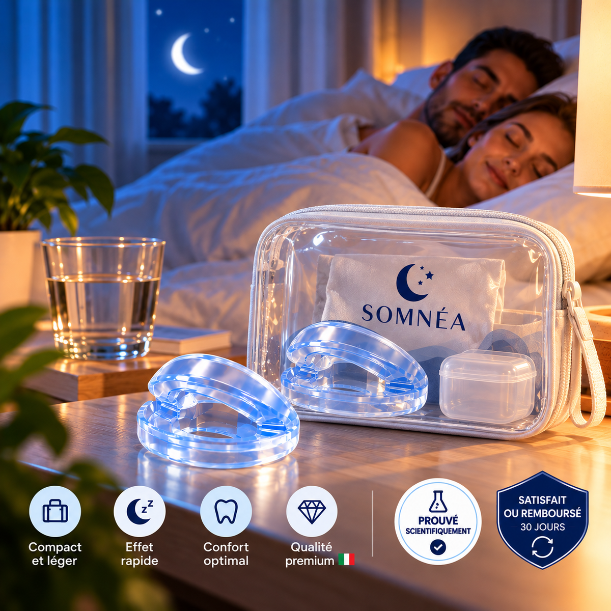 SOMNÉA- Embout Buccal Anti-Ronflement
